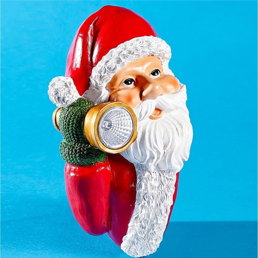 Jardin Exterieur Et Animaux Tempsl | Pere Noel Lampe Torche