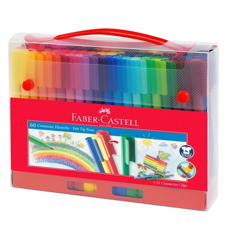 Maison Et Decoration Tempsl | Mallette De 60 Feutres Faber-Castell