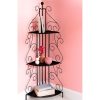 Maison Et Decoration Tempsl | Etagere D'Angle Arabesques En Metal