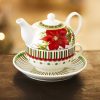 Cuisine Tempsl | Theiere / Tasse 2 En 1 Poinsettia