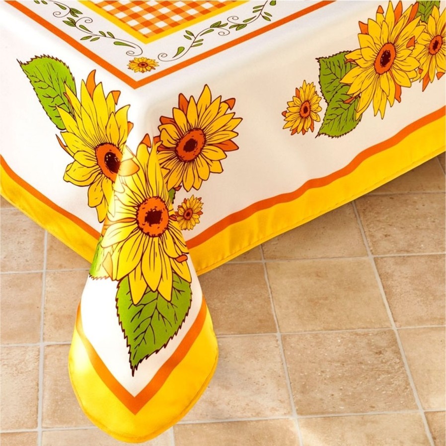 Cuisine Tempsl | Nappe Tournesols Ronde Ou Rectangulaire