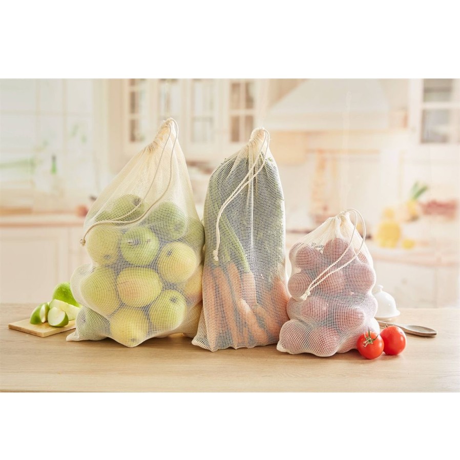 Cuisine Tempsl | Lot De 3 Filets Fruits/Legumes Coton