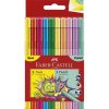 Maison Et Decoration Tempsl | Etui De 10 Stylos Feutres Pointe Fine Fluo/Pastel