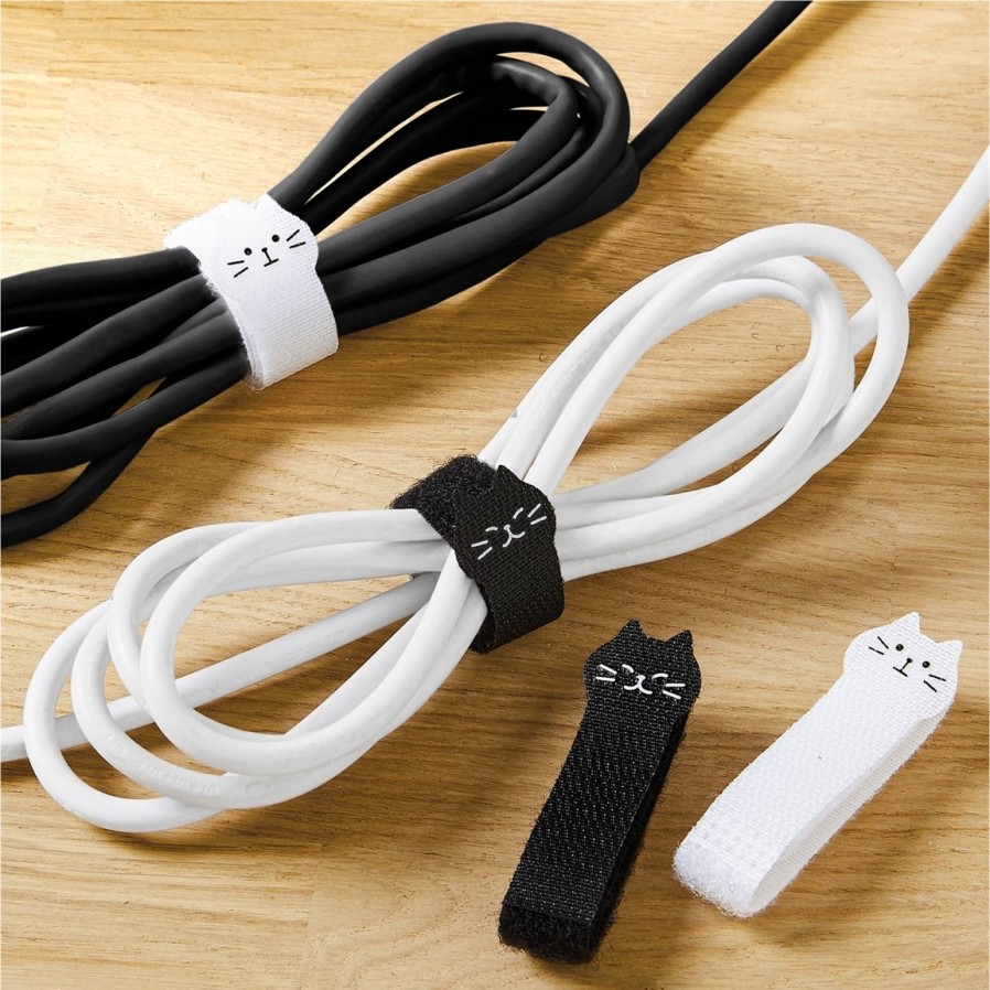 Maison Et Decoration Tempsl | Lot De 10 Attaches Cables Chats